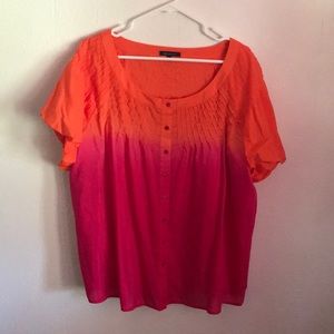 Anne Klein Ombré Top